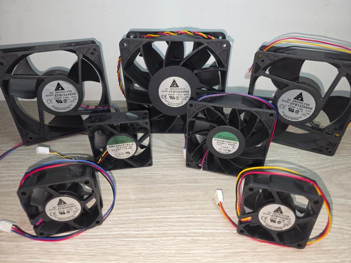 Importación de repuestos para variadores de frecuencia — ventiladores DC de reemplazo
