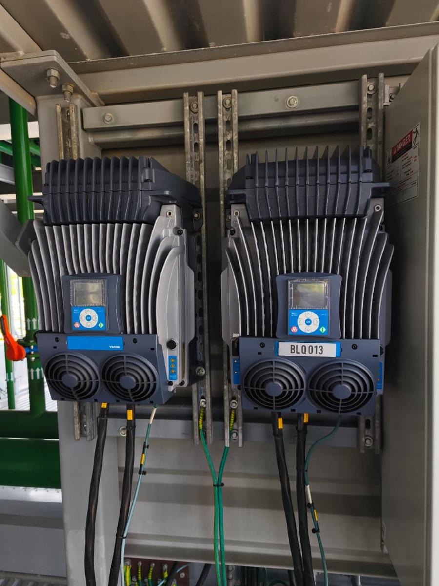 Instalación de variador de frecuencia en campo